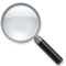 Left-Pointing Magnifying Glass emoji on LG
